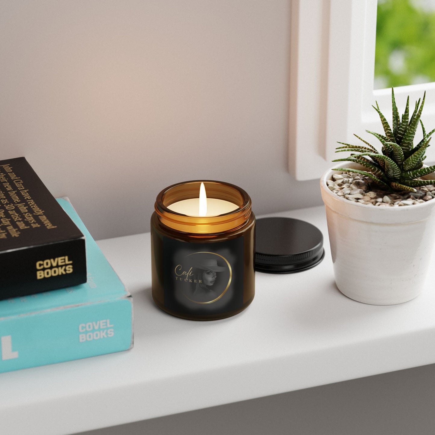 Cali's Candle Collection - Amber Jar - Relaxing Home Décor Gift