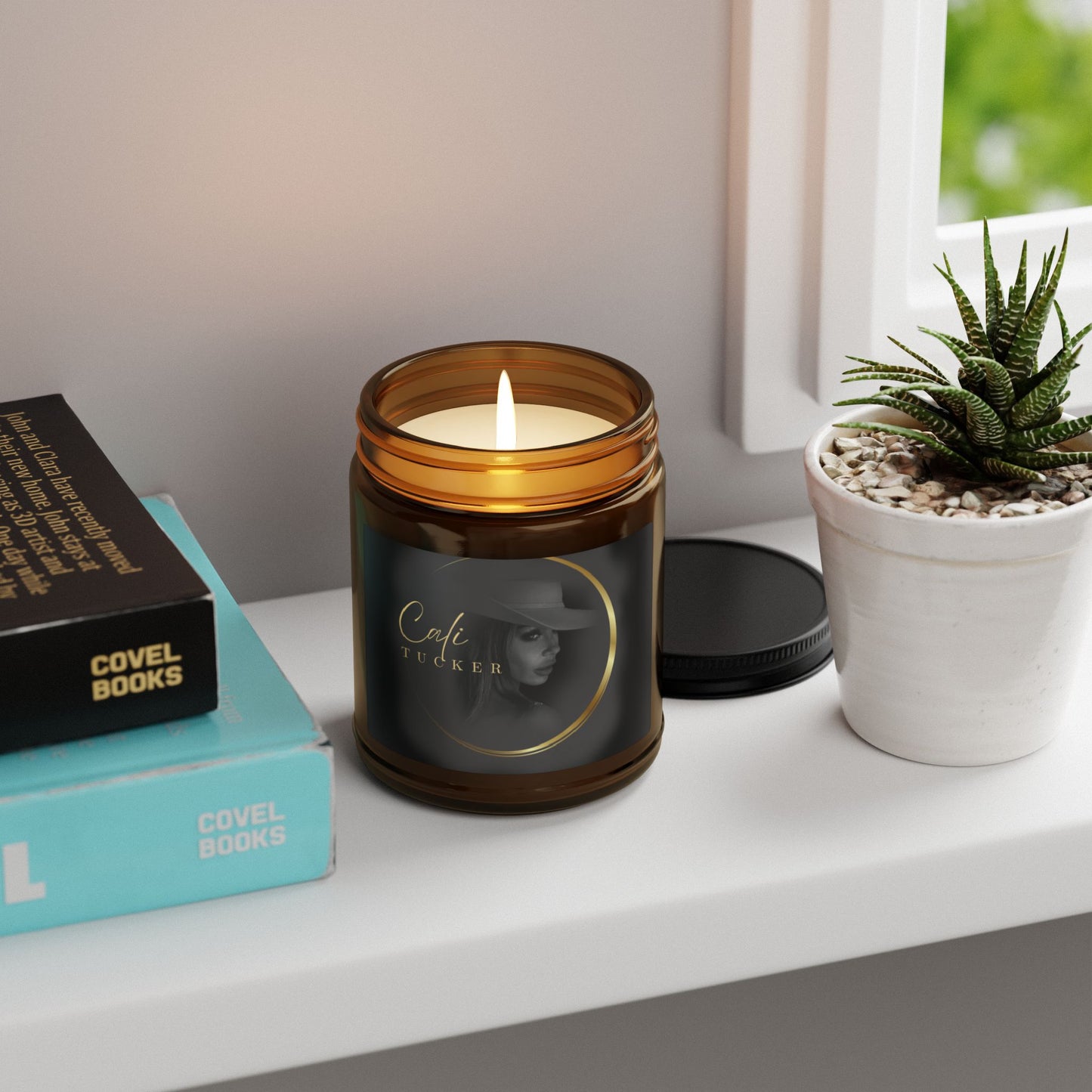 Cali's Candle Collection - Amber Jar - Relaxing Home Décor Gift